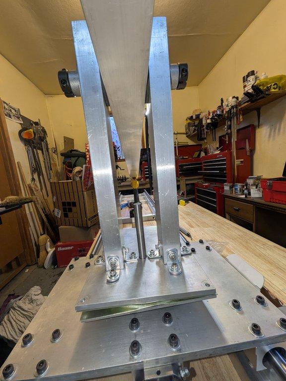 Upright and spacing constraint